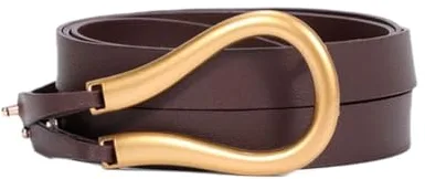 Oyccen Cinturón Delgado para Mujer Cinturón Decorativo de Cuero PU Cinturones de Cintura Ajustable