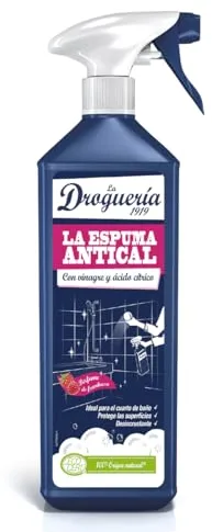 Espuma Antical Ecológica con Vinagre y Ácido Cítrico - 750mL - Espuma Duradera Ideal para Superficies Verticales - Desincrustante Baños y Cocinas