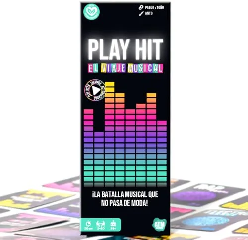 Play Hit - Juegos de Mesa para Adultos, Amigos y Familia - Anima Tus Reuniones y Fiestas con Música en Español - Regalo Original