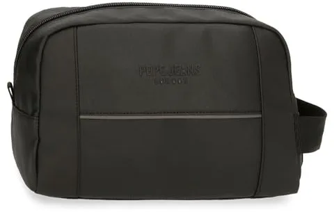 Pepe Jeans Dortmund Neceser Adaptable Gris 25x15x12 cms Algodón, Poliéster y PU. 4,5L by Joumma Bags