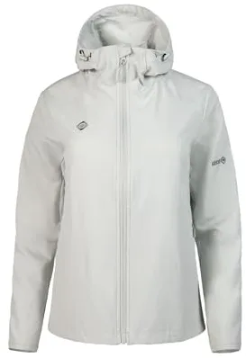 Izas Lascel W Chaqueta Ligera y Funcional de Mujer para Running y Trekking. Capucha Ajustable y Plegable. Transpirable y Confortable