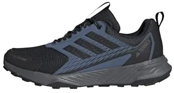 adidas Hombre Terrex Tracefinder 2 Climaproof Trail Running Shoes, Core Black/Core Black/Semi Impact Orange, 42 EU