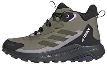 adidas Mujer Terrex Anylander Mid Rain.RDY Hiking Shoes, Olive Strata/Night Cargo/Core Black, 39 1/3 EU