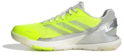 Adidas Mujer Crazyquick Lightstrike Padel Shoes, Lucid Lemon/Silver Metallic/Wonder Silver, 40 EU