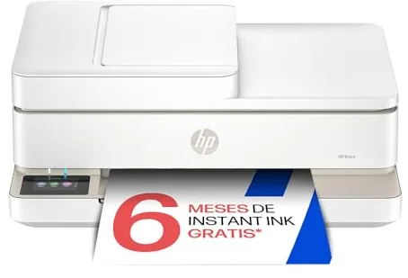 HP Envy 6520e 714N9B, Impresora multifunción de inyección de Tinta A4 a Color, impresión a Doble Cara automática, hasta 10 ppm, Conexión Wi-Fi, USB 2.0, ADF, fax, 6 Meses Instant Ink