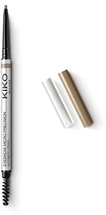 KIKO Milano Micro Precision Eyebrow Pencil 01, Lápiz De Cejas Automático Con Punta Ultraprecisa