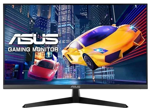 ASUS VY279HGR - Monitor Eye Care Gaming de 27" FHD (1920x1080), IPS, 120 Hz (OC), SmoothMotion, 1 ms, Adaptive Sync, Eye Care Plus, Filtro de luz Azul, Flicker Free, Tratamiento Antibacteriano