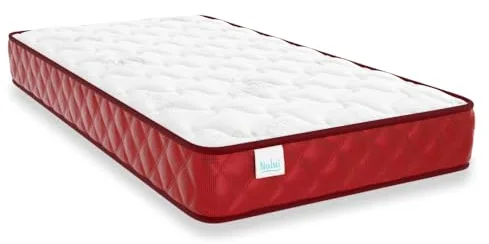Nalui-Colchón Cuna 117 x 57 cm Baby Dreams Núcleo HR Adapt Foam, Lateral 3D Transpirable y Tejido Aloe Vera Hipoalergénico, Reversible, Certificado Oeko-Tex® | Hecho en España. Altura ±11cm, Burdeos