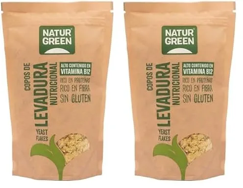 NaturGreen Copos de Levadura Nutricional, 150g (Paquete de 2)