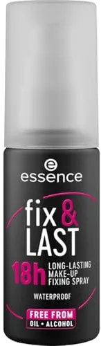 Essence Cosmetics Spray Fijador De Maquillaje De Larga Duración Fix & Last 18H, Matificante, Fijación, Expresión Del Resultado, Mate, 50 ml
