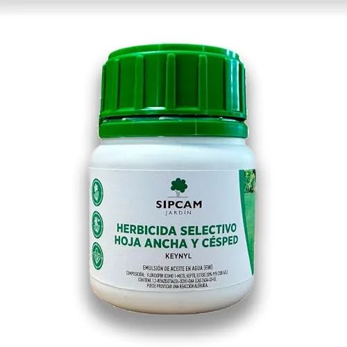 Herbicida contra Malas Hierbas de Hoja Ancha y Césped | Formato 100 ml (Para 1000 m2) | Fluroxipir 20% p/v | Herbicida Control selectivo contra hoja ancha MUY EFICAZ | Sipcam Jardin | Nexum Market