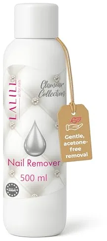 LALILL Removedor Delicado 500ml - Sin Acetona - Eliminación de Esmalte Suave - Aroma Agradable - Uso Profesional y en Casa