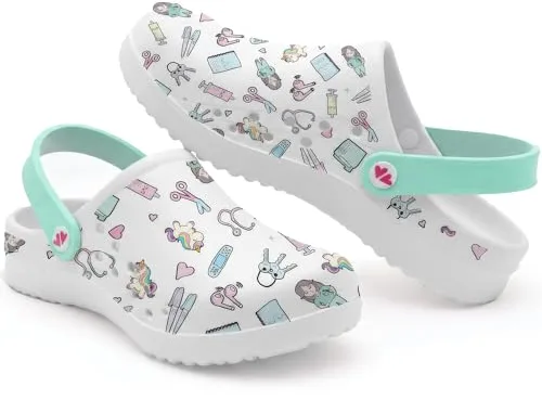 Nurse is Love Zuecos Sanitarios - Calzado de Trabajo para Enfermería | Regalos y Accesorios