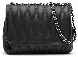 MISAKO Camille bolso de fiesta acolchado Mujer - Camille Negro 18 X 24 X 9 cm