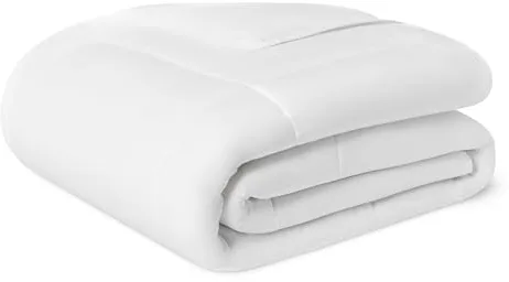 Amazon Basics Relleno Nórdico 300 gsm - Edredón Hipoalergénico con Fibra Alternativa al Plumón para Cama 80, 135 x 200 cm, Blanco
