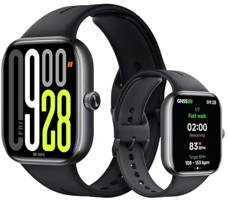 XIAOMI Redmi Watch 5, Reloj Inteligente, AMOLED 53mm, 24 días batería, Llamadas Bluetooth, 150+ Modos Deportivos, Monitor cardíaco, sueño, 5ATM, GPS, Android/iOS, Negro