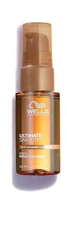 Wella Professionals Ultimate Smooth Sérum Miracle Oil - Aceite para el cabello con Escualano y Omega 9 - Cabello Seco, Apagado y Encrespado (30ml)