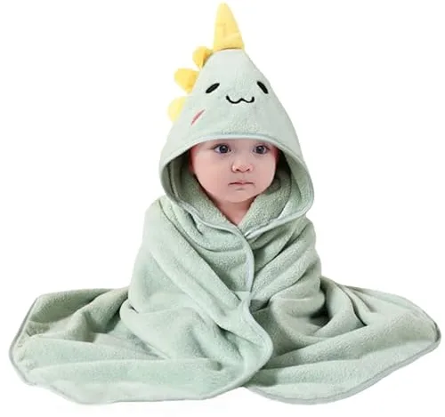 HAGOT Toalla de Baño con Capucha para Bebé, Toallas Bebe con Capucha de Animales 0-3 Años, Regalo Bebe Recien Nacido Niños, Lavable a Máquina, Toallas de Baño para Niños Pequeños