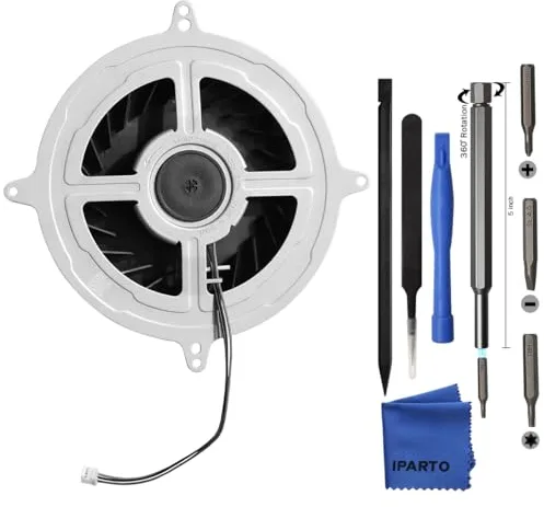 Repuesto de Ventilador Interno para Sony PlayStation 5 PS5 (Versión CFI-1200) – Ventilador de Refrigeración para Consola PS5