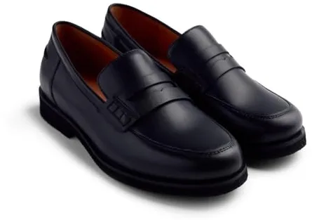 Gioseppo Mocasines de Piel Modelo EVELETH Color Negro, Talla 41