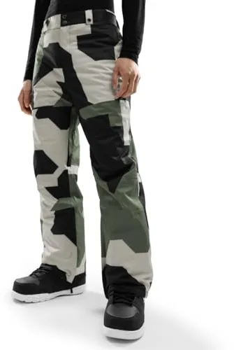 SIROKO - Pantalones de Snowboard P1 Wasatch - L - Verde/Negro