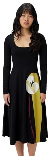 DESIGUAL ABITO LUNGO DONNA NERO