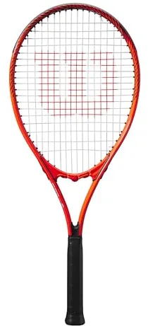 Raqueta de Tenis Wilson Pro Staff Precision XL 110, Cuenta con Cabeza de Tamaño Grande, Hecha de Aluminio, Proporciona Potencia Ligera y Alcance Extendido, Color: Rojo/Negro/Blanco, Talla: 3