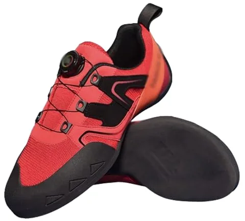 Zapatillas de Escalada en Roca para Jóvenes Principiantes, Zapatillas de Entrenamiento para Escalada en Roca, Zapatillas de Fitness para Escalada en Pared en Interiores, Cómodas Y Resistentes Al Desg