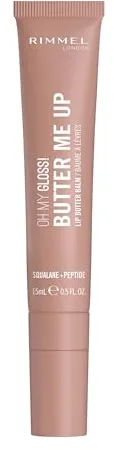 Rimmel London | Oh My Gloss Butter Me Up | Bálsamo Labial | Tono Latte Delight 001 | 15ml