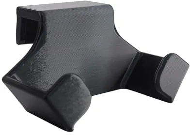 3D SHAPEFARM | Soporte para pala de pádel con gancho (13,1 x 8,4 x 6,6 cm) | de plástico PETG, ligero y muy resistente, fabricado en Italia - Ideal para tiendas y showrooms