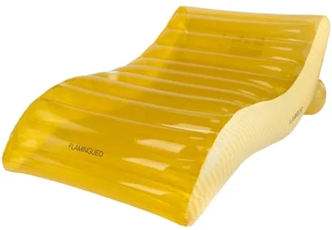 Flamingueo Colchoneta Piscina - Tumbona Hinchable, Flotadores Piscina, Hinchables para Piscina, Hamaca de Agua, Flotadores Gigantes, 180x114x70 cm