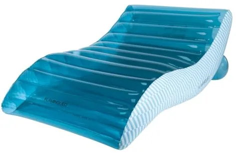 Flamingueo Colchoneta Piscina - Tumbona Hinchable, Flotadores Piscina, Hinchables para Piscina, Hamaca de Agua, Flotadores Gigantes, 180x114x70 cm