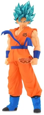 Banpresto Figura de Acción Goku Dragon Ball Super - Blood of Saiyans 18 cm, BP29380P Multicolor. Estatua Coleccionable, óptima para los fanáticos del Anime y coleccionistas.