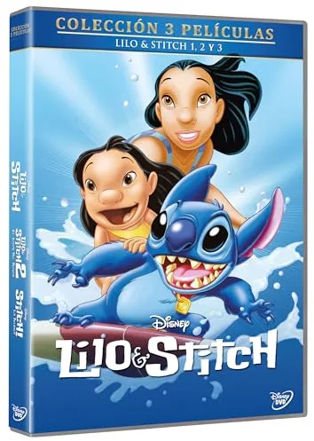 Lilo & Stitch (DVD) Pack 3 Peliculas: Lilo & Stitch / Lilo & Stitch 2 El Efecto del Defecto / La Pelicula de Stitch