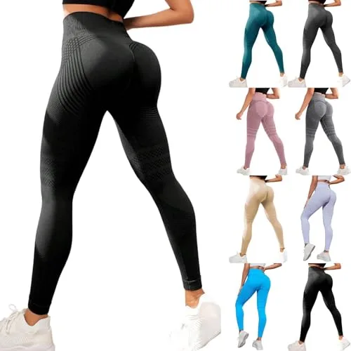 riou Leggins Anticelulitico Mujer, Leggins 3D Anticelulitis Mujer Push Up, Leggings de Celulitis Compresión, Lipedema Mallas Adelgazante Anti Cellulite Leggings para Yoga y Fitness