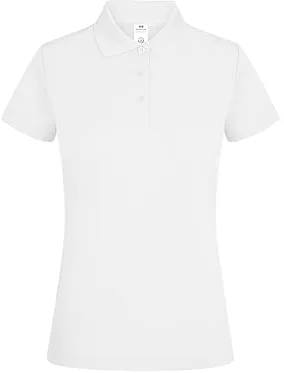 Mukua PS160W-BOGAN WOMAN; Polo Mujer Manga Corta; Color White; Talla 3XL