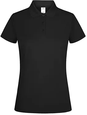 Mukua PS160W-BOGAN WOMAN; Polo Mujer Manga Corta; Color Black; Talla S