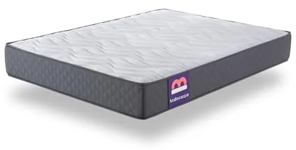 Todocama - Colchón viscoelástico 150x190 cm, Pure Flow MAX Multicapa, Altura 21 cm, firmeza Media/Alta, Tratamiento antiácaros, antibacterias e hipoalergénico. Fabricado en España.