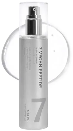 SÉRUM POTENCIADOR CON 7 PÉPTIDOS 150ML – Booster Serum, Brillo Instantáneo Glass Skin, Refinamiento de Poros, Hidratación Duradera, Skincare Vegano Coreano