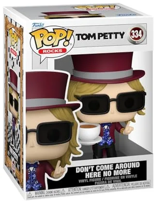 Funko Pop! Rocks: Tom Petty - Don't Come Around Here No More - Figura de Vinilo Coleccionable - Idea de Regalo - Mercancia Oficial - Juguetes para Niños y Adultos - Music Fans