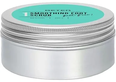 Beter - Crema exfoliante para pies Feet Free 200g, Ingredientes principales: Sal Pura, Glicerina y Mentol, Hidratante, Alisa y tonifica, Efecto Refrescante, Para pies secos y agrietados, Pedicura
