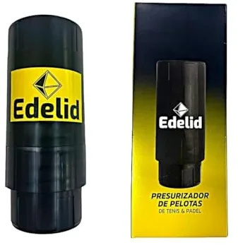 Edelid, Presurizador Pelotas Padel, Tenis y Frontenis. Mantén la presion de Tus Bolas en Cada Golpe de Pala y Raqueta. Alta Durabilidad, Accesorio económico, Ligero, Sencillo y eficiente