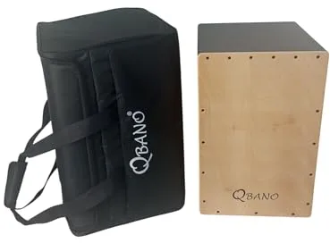 Cajón Qbano flamenco con funda acolchada