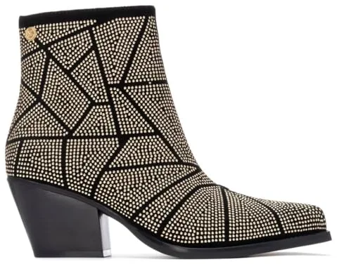 XTI - Botas Camperas Mujer Oro - Calzado Cómodo y Versátil - Moda casual - Modelo 14467001 (Talla 36)