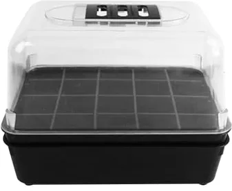 Kit De Arranque De Semillas, Entrenadores De Raíz De Células Profundas Reutilizables De La Planta Propagador De Entrenador De Bandeja De Raíz De Semillas, 22x16x16 Cm, Fácil De Usar, Portátil Para Flo