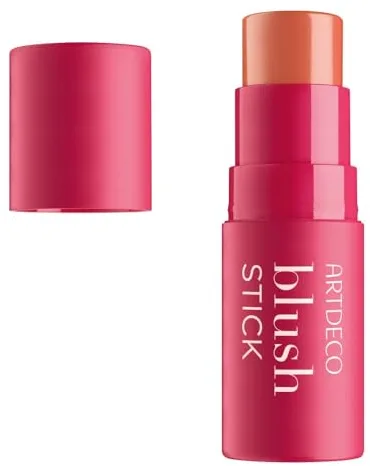 ARTDECO Blush Stick – Colorete en crema para mejillas de color natural y fresco, tamaño práctico de bolsillo, 1 unidad de 4,5 g