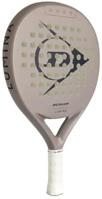 Dunlop Padel Raqueta Lumina Light Grey - Amazon Eclusivo - Marco de Grafito, Pro EVA Core, 365g