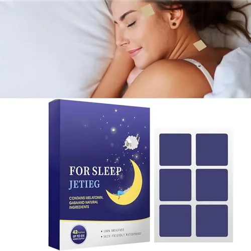 60 parches para dormir, parches para dormir para adultos, parches naturales para dormir profundo, alivio del insomnio, relajación rápida para mejorar la calidad del sueño (C-42 piezas)