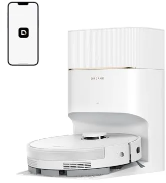 DREAME D20 Pro Plus Robot Aspirador y Fregado 2 en 1, 13.000 Pa, Cepillo Doble para Pelo de Mascotas, Limpieza de Esquinas, Vaciado, Navegación LDS, Esquiva con Láser, Suelos Duros/Alfombras, 5200 mAh