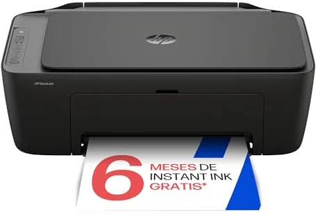 HP DeskJet 2920, Impresora Multifunción de inyección de Tinta a Color, inalámbrica, con Panel de Control LCD, Wi‑Fi de Doble Banda, App Smart, 6 Meses de Instant Ink incluidos, Negro